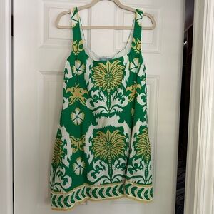 NWT green ikat print dress